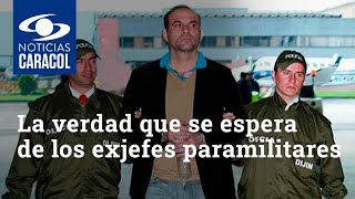 La verdad que se espera de los exjefes paramilitares