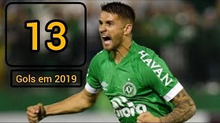 TODOS OS 13 GOLS DO EVERALDO NO BRASILEIRÃO PELA CHAPECONSE ● EM 2019