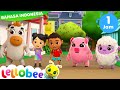 Tarian Aktif Bergerak | Lellobee City Farm Indonesia | Kartun dan Lagu Anak-anak Indonesia