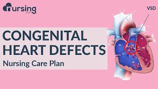 What is a Congenital Heart Defect and how do you care for it... Nursing Care Plans