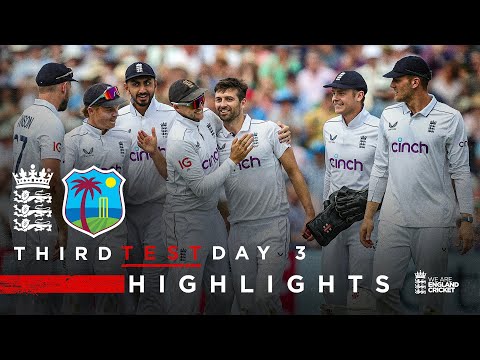 Wood finishes the brilliant 5-Iron! Highlights – England v West Indies, Day 3, Rothesay Test 2024