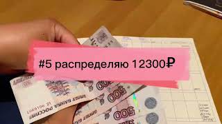 #5 Распределяю 12300₽ Не работаю, потратила деньги из конверта «КРАСОТА» не на красоту