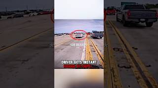 Driver gets INSTANT KARMA by Motor Cops‼️🤯