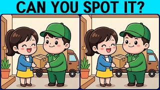 [Spot the Difference Brain Training] Try this slightly tricky puzzle.