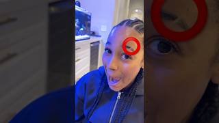 Cali Cut Her Eyebrow