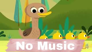 Five Little Ducks | No Music | Vocal | بدون موسيقى