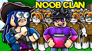 She Only KILLED NOOBS, So I Made A NOOB CLAN For REVENGE! (Roblox Blox Fruits)