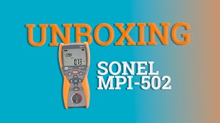 Unboxing Sonel MPI-502