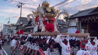 魚吹八幡神社秋祭り宵宮