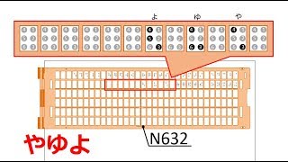 014 や ゆ よ【大づかみでわかる点字】