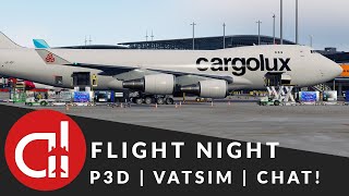 🔴 CARGO CLX 747! PMDG - P3D V5 - Vatsim Flight Sim Flight