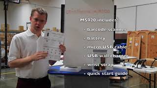 MS920 2D Companion Scanner - Unboxing - Unitech