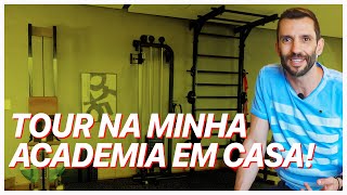 Tour pela minha academia em casa | 10 meses de treinos em casa