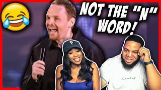 COUPLE REACT TO Bill Burr⎢How you know the N word is coming⎢Shaq's Five Minute Funnies⎢Comedy Shaq