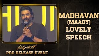 Madhavan Lovely Speech @Savyasachi Pre Release Event