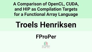 [FProPer24] A comparison of OpenCL, CUDA, and HIP as compilation targets for a functional array(…)