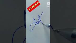 Arif name signature