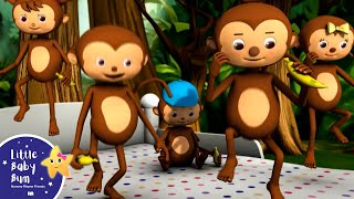 Five Little Monkeys Jumping On The Bed | Little Baby Bum - Nursery Rhymes for Babies