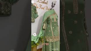 pure upada silk suit with chinon dupatta handwork design 9817441514