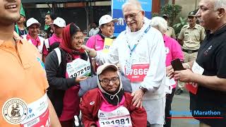 #ThrowBack Our Honorable Secretary Shri Sankara Raman with Gulzar Saab at Mumbai Marathon 2020.