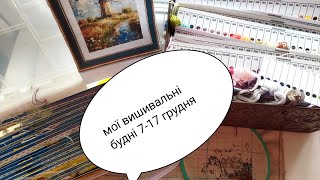 Мої вишивальні будні 7-17 грудня.