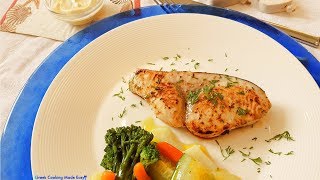 Greek Swordfish Grilled with Homemade Mayonnaise - Xifias - Ξιφίας στο γκρίλ με σπιτική Μαγιονέζα