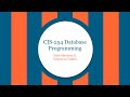 CIS-254 Table Variables & Temporary Tables in SQL Server