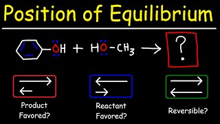 Predicting The Position of Equilibrium Using pKa values - Acids and Bases