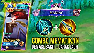 Build Miya Tersakit 2025 Baru 5 Menit Udah Maniac!! | Gameplay Top Global Miya - Mobile Legends