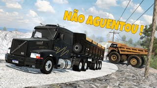 VOLVO NL12 NÃO AGUENTOU SUBIR A PEDREIRA TIVE QUE SER GUINCHADO - MODS BR ETS2 1.53