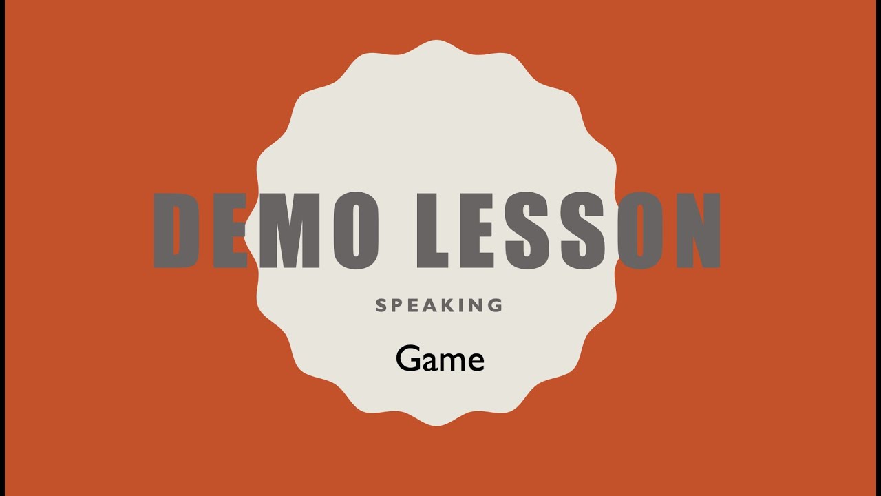 Demo Lesson | Speaking A2 | Interactive Game | Wordwall Website - YouTube