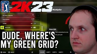How To Putt With No Green Grids in PGA Tour 2K23