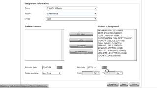 Creating Groups and Assignments in ThinkCentral