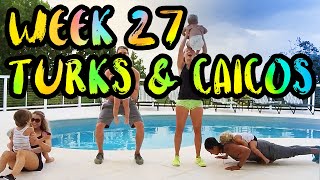 How To Exercise on Vacation with Cara Loren. Family Workout!! /// WEEK 27 : Turks and Caicos