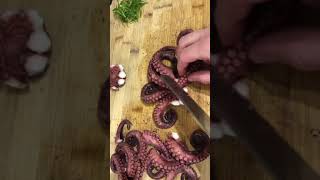 Butchering octopus for wifey 🥰 |Philip Hill_foody#shorts