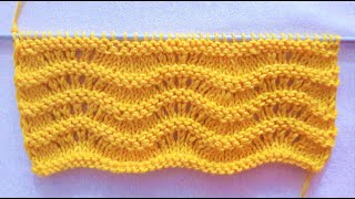 Cauliflower (Wavy Openwork) Knitting Pattern, How To