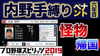 【プロスピ2020】ドラフト内野手縛りペナント6年目