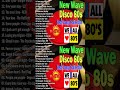 New Best Songs Collection of New Wave Disco 80s Nonstop Remix 2024