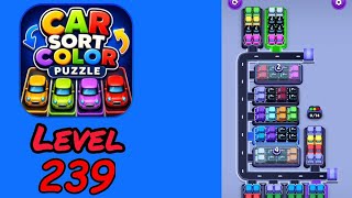 Car Sort Color Puzzle Level 239 Walkthrough