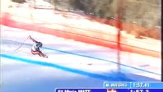 Alpine Skiing - 2006 - Men's Downhill Training - Mario Matt spectacular crash in Chamonix