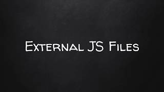 Learn JavaScript: Part 3 - External JS Files