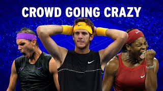 10 Times the Crowd Went Absolutely Wild! | US Open