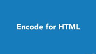 How Encode for HTML php