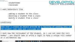 OOPS Part 4@DevelopYou