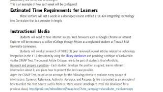 ETEC 562 Power Point Technology Integration Unit Project