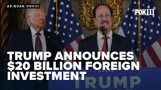 Donald Trump announces $20 billion US investment by Emirati businessman