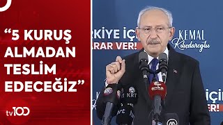 Kemal Kılıçdaroğlu'ndan Seçim Çağrısı | Tv100 Haber