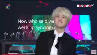 Suga S Response To Haters Bts Lip Syncs