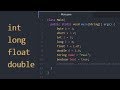 Introduction to JAVA - Episode 2 - Datatypes, String Concatenation and Comments