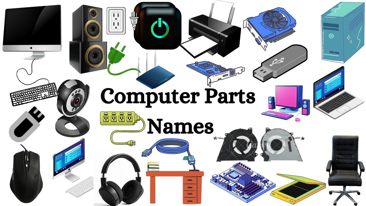 Computer Parts Name English At Olivia Nichols Blog